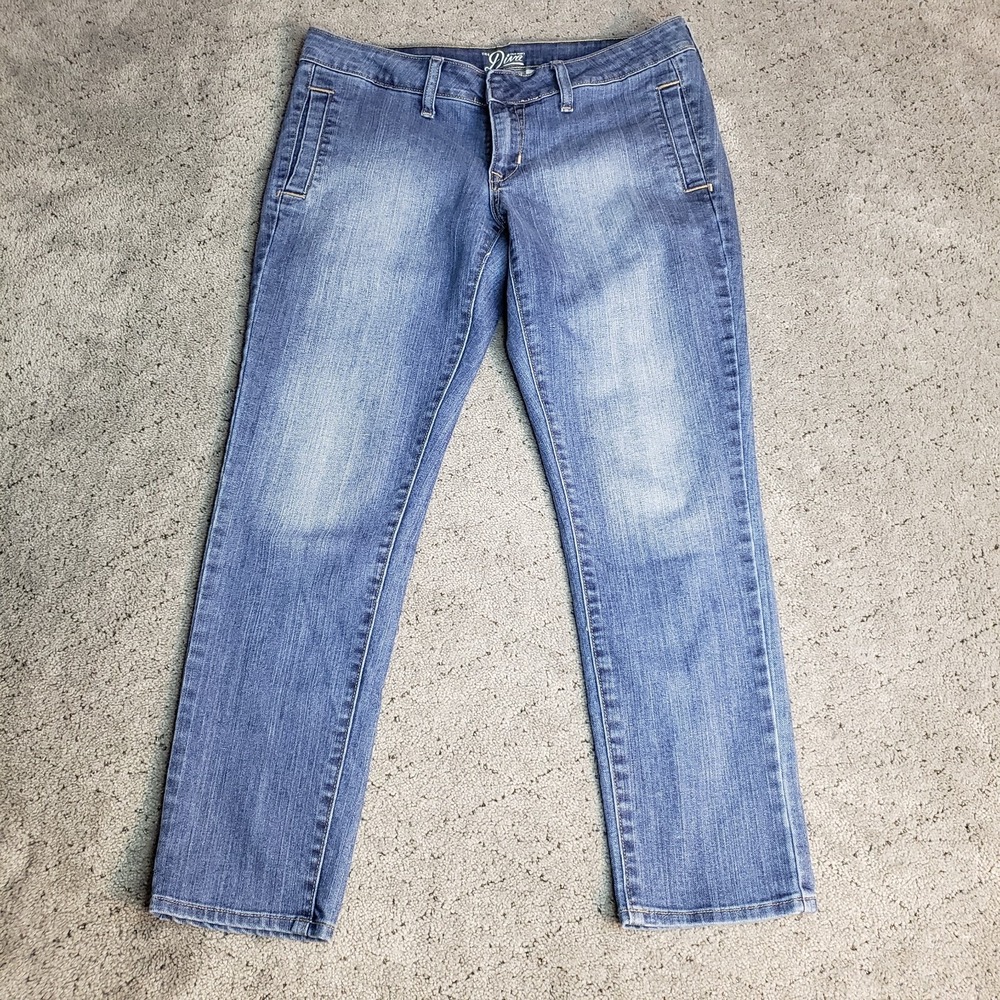 Old Navy Jeans Womens 6 Blue Diva Denim Stretch Low Rise Straight Leg Comfort